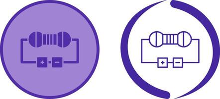 Resistor Icon Design vector