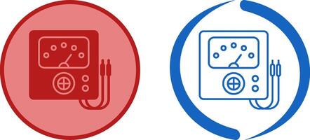 Voltmeter Icon Design vector