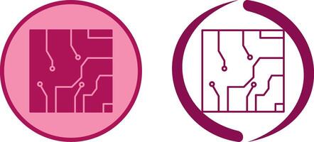 Electrical circuit Icon Design vector