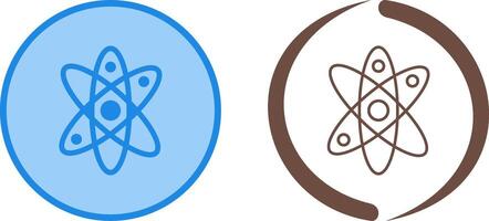 Atom Icon Design vector