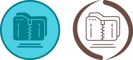 Compressed Icon Design vector
