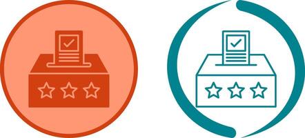 Ballot Icon Design vector