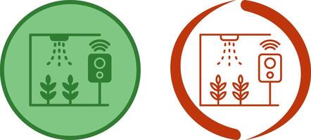 Smart Farm Icon Design vector