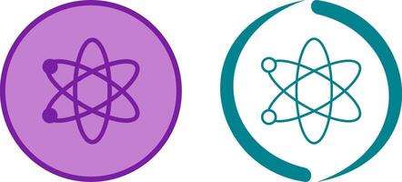 Atom Icon Design vector