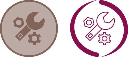 Wrench Icon Design vector