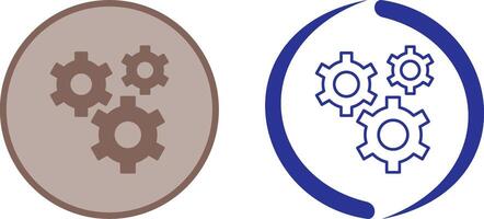 Gears Icon Design vector