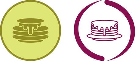 Pancake Icon Design vector