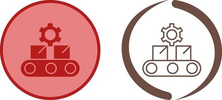 Conveyor Belt Icon Design vector