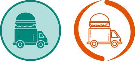 Fast Food Truck Icon Design vector