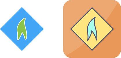 Flammable Material Icon Design vector