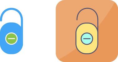 Do not Disturb Icon Design vector