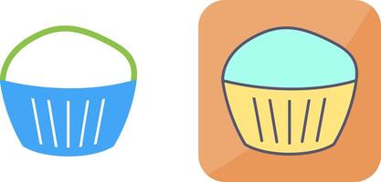 Chocolate Muffin Icon Design vector