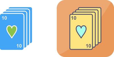Deck of Cards Icon Design vector