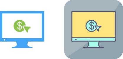 Unique Pay Per Click Icon Design vector