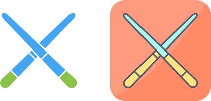 Pool Cue Icon Design vector