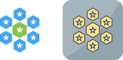 Unique Reputation Management Icon Design vector
