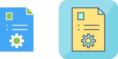 Unique Content Management Icon Design vector