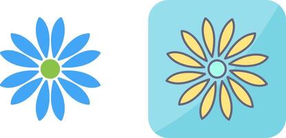 Unique Flower Icon Design vector