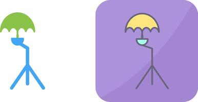 Unique Umbrella Stand Icon Design vector