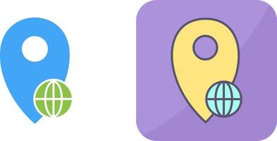 Global Locations Icon Design vector