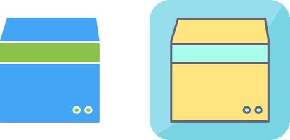 Unique Box Icon Design vector