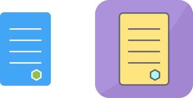Unique Reports Icon Design vector