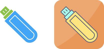 Unique USB Drive Icon Design vector