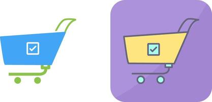 Unique Confirm Order Icon Design vector
