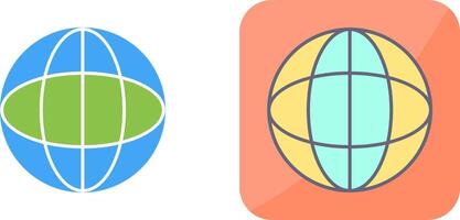 Unique Globe Icon Design vector