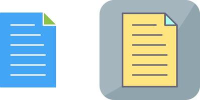 Unique Document Icon Design vector