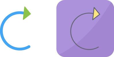 Unique Reload Icon Design vector