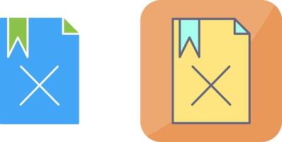 Unique Delete Icon Design vector