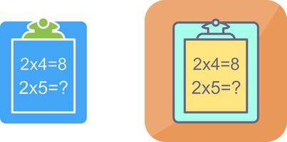 Unique Solving Question Icon Design vector