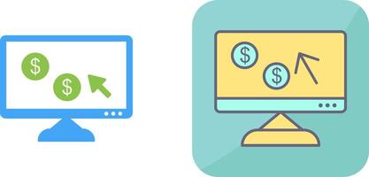 Unique Pay Per Click Icon Design vector