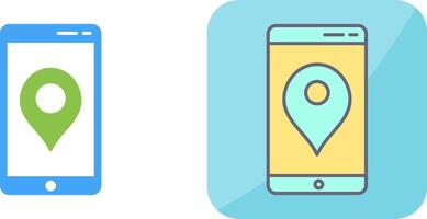 Unique GPS Service Icon Design vector