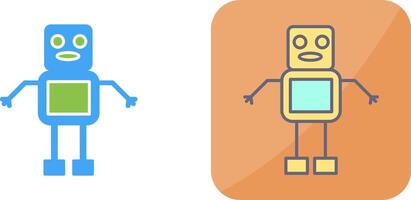 Unique Robot Icon Design vector