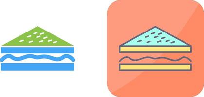 Unique Sandwich Icon Design vector