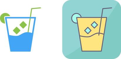 Unique Whiskey Sour Icon Design vector