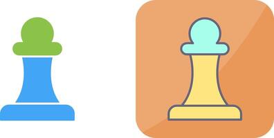 Unique Pawn Icon Design vector