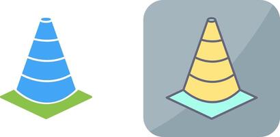 Unique Cone Icon Design vector