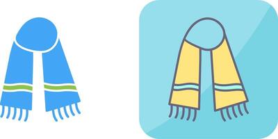 Warm Scarf Icon Design vector