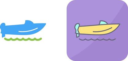 Speed Boat Icon Design vector