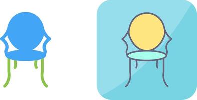 Ancient Chair Icon Design vector