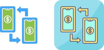 Transaction Icon Design vector