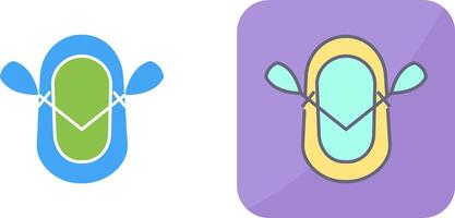 Dinghy Icon Design vector