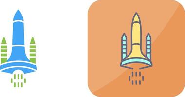 Space Shuttle Icon Design vector