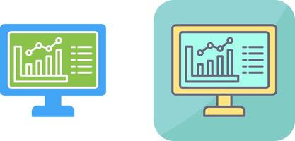 Graph Icon Design vector