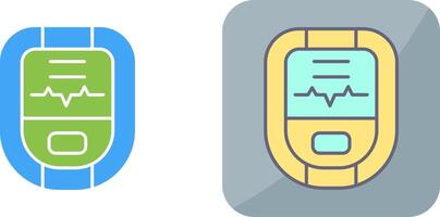 Oximeter Icon Design vector