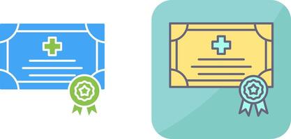 Certificate Icon Design vector