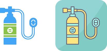 Oxygen Tank Icon Design vector